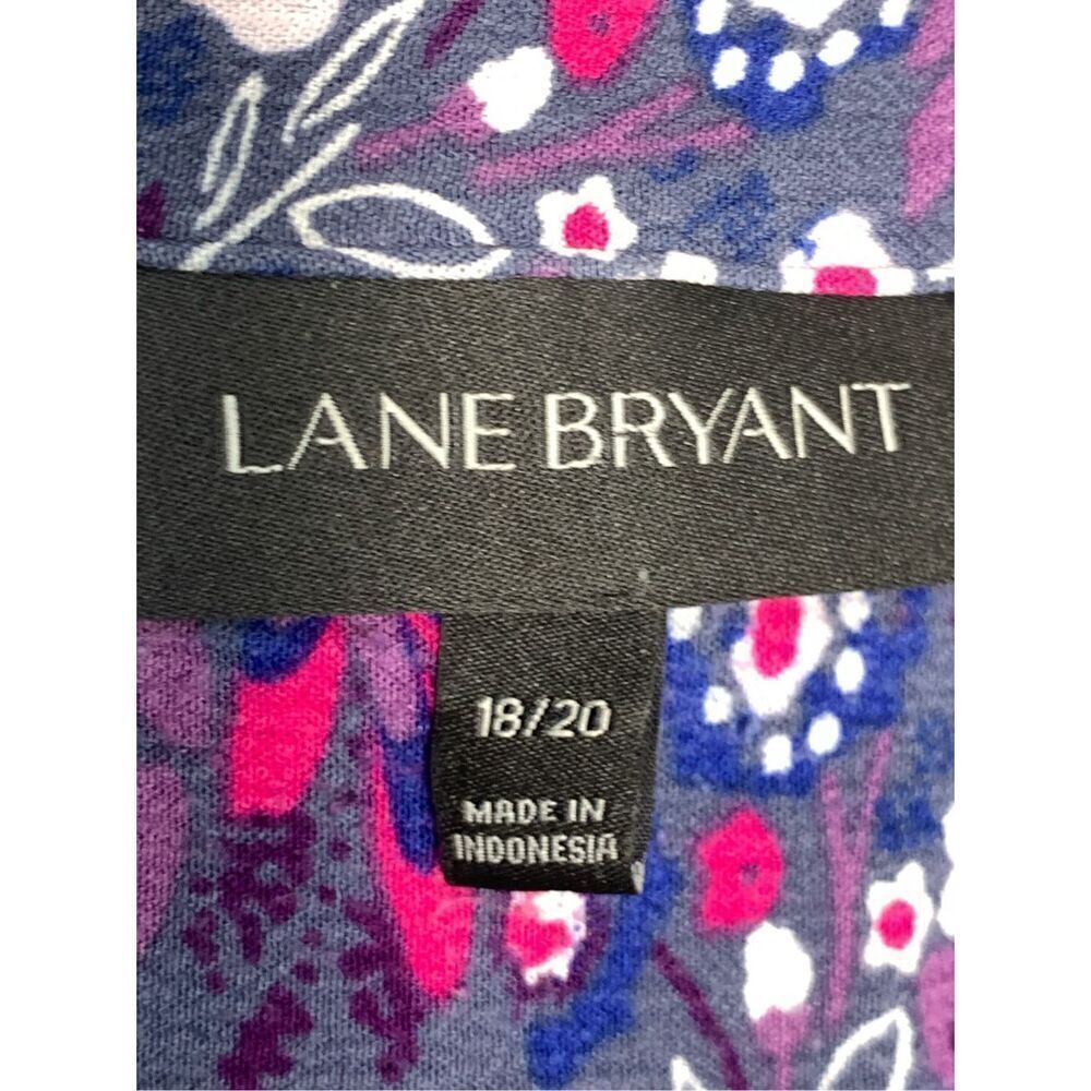 Lane Bryant Women's Floral Boho Long Sleeve Peasant Blouse Top Size 18/20 - Picture 5 of 9